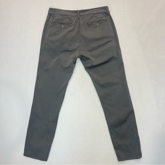 Ash & Erie Pants Mens 32x29 Gray Straight Fit Stretch Chinos Preppy Casual - Picture 3 of 8